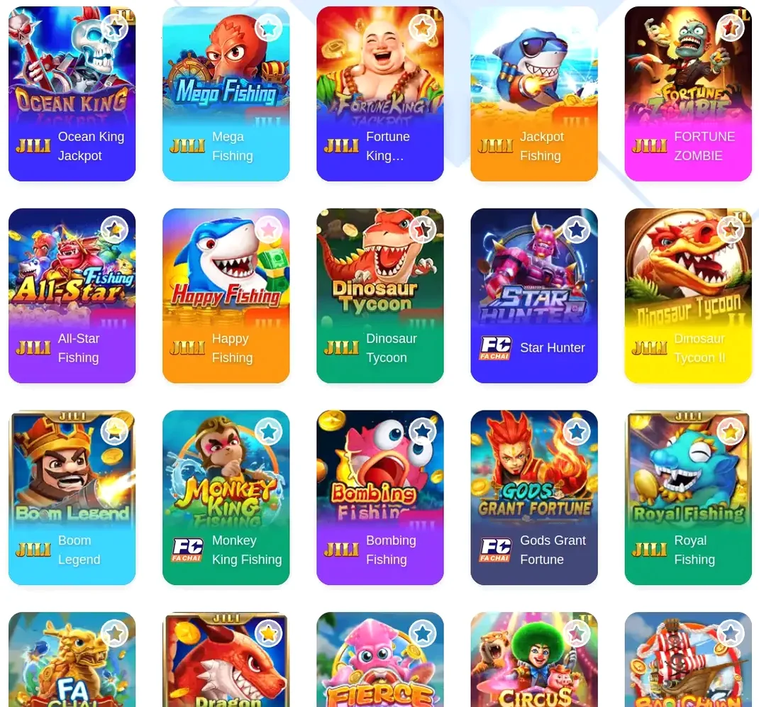 Ragnaro Casino Spielauswahl